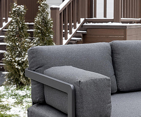 Лаунж-зона Gisselle Royal Family с угловым диваном из алюминия