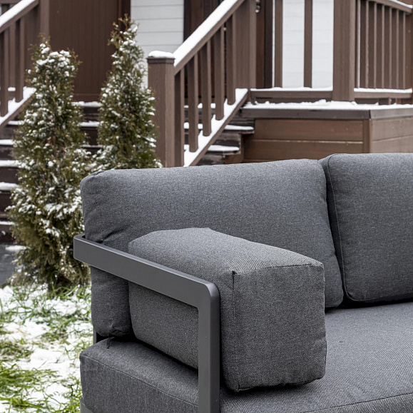 Лаунж-зона Gisselle Royal Family с угловым диваном из алюминия фото 5