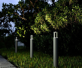 Уличный светильник Elektrostandard Hidden 35166/F серый