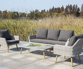 Кресло Прованс 4SIS из искусственного ротанга, цвет бежевый