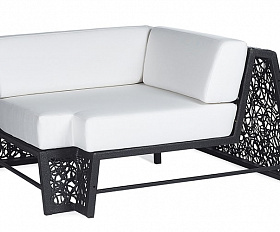 Угловой модуль Vitgarden из базальта, цвет черный