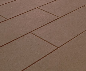 Плита Фабрика Готика 600х300х80 мм PROFI Коричневый на белом цементе