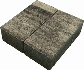 Брусчатка Лидер 40 Прямоугольник 200х100х60мм Color Mix Опал