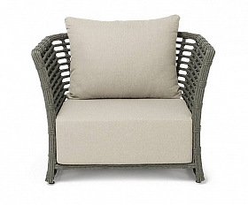 Кресло Валенсия 4SIS из искусственного ротанга, цвет серый