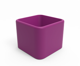Кашпо Berkano Cubo 60 Royal Purple