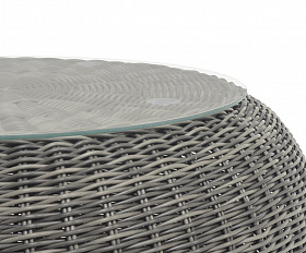 Барселона журнальный столик из искусственного ротанга, цвет графит