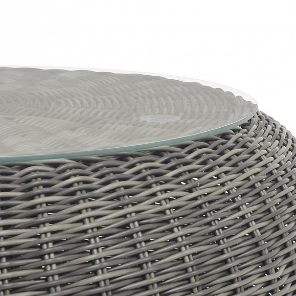Барселона журнальный столик из искусственного ротанга, цвет графит фото 3