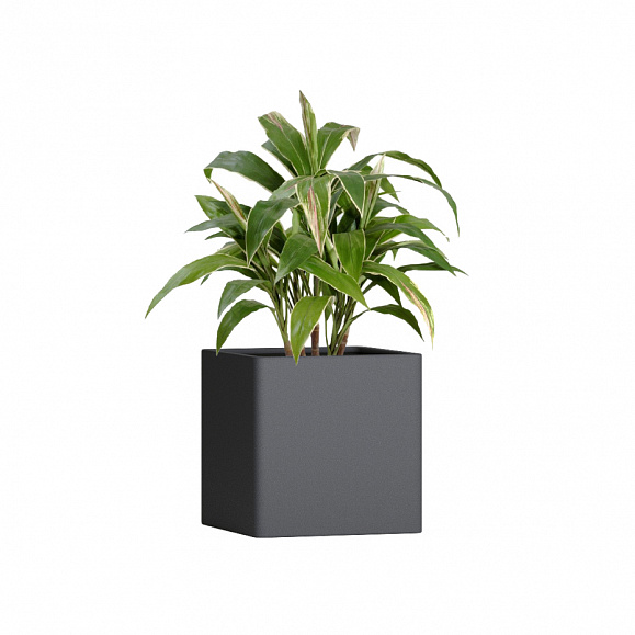 Кашпо TERRAFAKTURA Квадро 30x30x30 Маренго фото 1