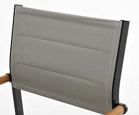 Стул из алюминия MAYA темный графит Joygarden