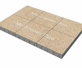 Тротуарная плитка Фабрика Готика Квадрат 400х400х80 мм Павловское FINERRO