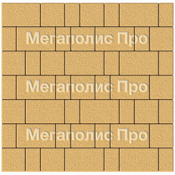 Тротуарная плитка Выбор Старый город А.1.Фсм.4 40 мм. Желтый Гранит фото 3