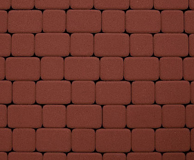 Тротуарная плитка Выбор Классико Б.1.КО.6 М 60 мм Красный