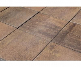 Тротуарная плитка Квадрат Braer 300х300х80мм Color Mix цвет "Прайд"