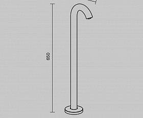 Ландшафтный светильник Lumi Maytoni O476FL-L4GF3K цвет Графит