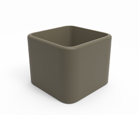 Кашпо Berkano Cubo 60 Cappuccino