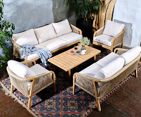 Диванная группа из акации RIMINI XL Joygarden
