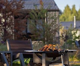 Костровая чаша чугунная Concretika Premium S80XL, толщина 12 мм