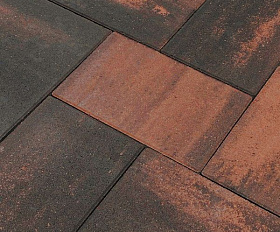 Тротуарная плитка Колдиз 3 60 мм Оникс Красный