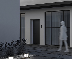 Ландшафтный светильник Trim Maytoni O455FL-01GF1 цвет Графит