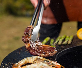 Кольцо на чашу чугунное Concretika 80 см