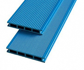 Террасная доска Экодэк Брайт Вельвет Кантри, цвет Синий