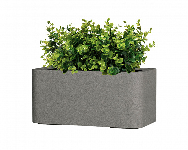 Кашпо Concretika Balconera 40x22x18 Cool grey