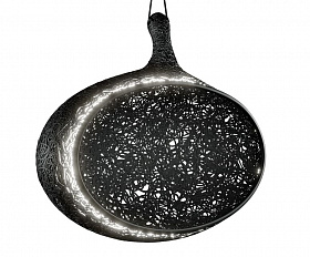 Подвесное кресло Vitgarden Bios Hide Conture из базальта, цвет черный