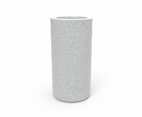 Кашпо Berkano Smoov Planter Cylinder DB White Granite