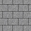 Тротуарная плитка Выбор Прямоугольник Б.1.П.8 300х200х80 мм Гранит Серый с черным