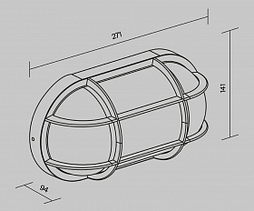 Настенный светильник (бра) Candle Maytoni O449WL-01GF1 цвет Графит
