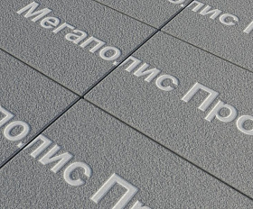 Тротуарная плитка Выбор Прямоугольник Б.5.П.10 600х300х100 мм Серый Гранит