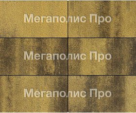Тротуарная плитка Выбор Прямоугольник Б.5.П.8 600х300х80 мм Листопад Гранит Янтарный