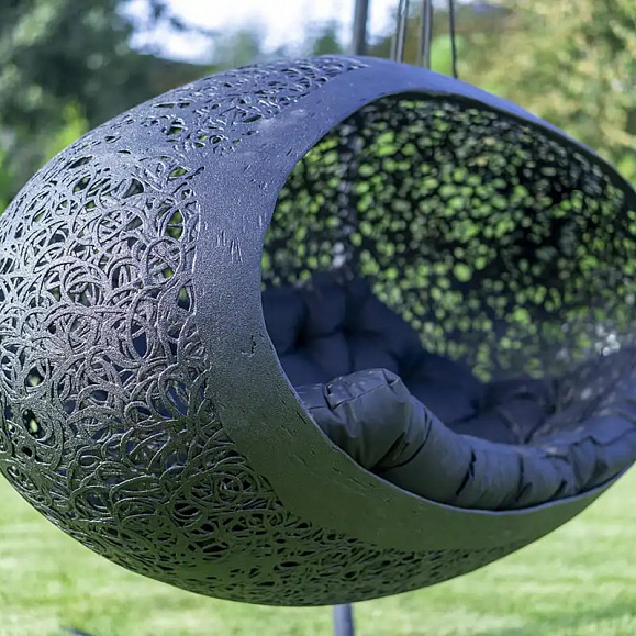 Подвесное кресло Vitgarden Bios Alpha из базальта, цвет черный фото 2