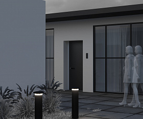 Ландшафтный светильник Grip Maytoni O460FL-L10GF3K1 цвет Графит