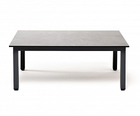 Канны журнальный столик из HPL 90х60, H40, каркас серый (RAL 7024), цвет столешницы серый гранит