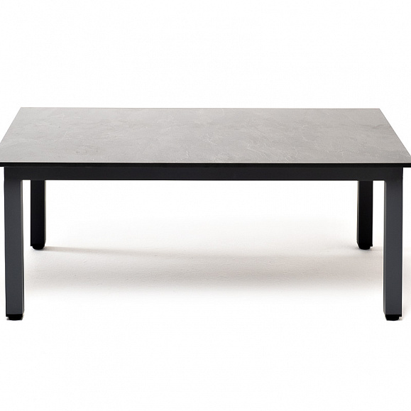 Канны журнальный столик из HPL 90х60, H40, каркас серый (RAL 7024), цвет столешницы серый гранит фото 2