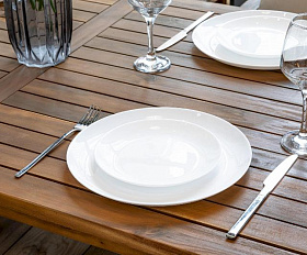 Обеденный комплект Grand Michelle с диваном Royal Family из дерева, цвет бежевый