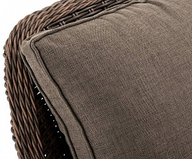Диван Прованс 4SIS из искусственного ротанга трехместный, цвет коричневый