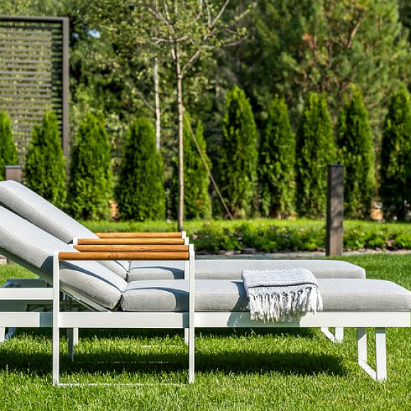 Комплект для отдыха из алюминия МАЯ белый Joygarden фото 4