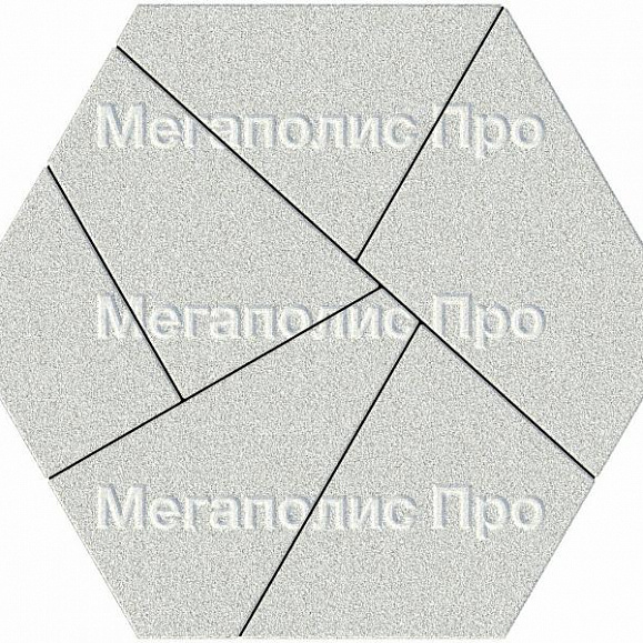 Тротуарная плитка Выбор Оригами Б.4.Фсм.8 80 мм Стоунмикс Белый фото 3