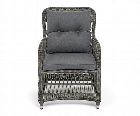 Цесена кресло плетеное из искусственного ротанга, цвет графит