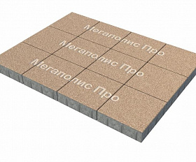 Тротуарная плитка Фабрика Готика Квадрат 300х300х60 мм Сильвер 17