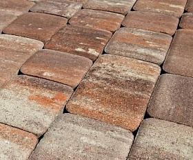 Тротуарная плитка Инсбрук Альт 40 мм Color Mix Берилл