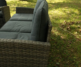 Комплект мебели Zoya Royal Family из искусственного ротанга, цвет серый