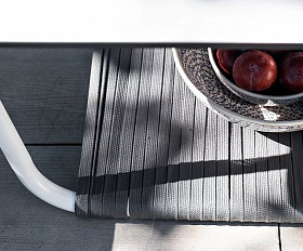 Лаунж-зона модульная Касабланка 4SIS из роупа (веревки), цвет серо-коричневый