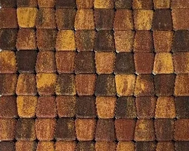 Тротуарная плитка Braer Классико круговая 60 мм, ColorMix Мальва