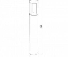 Уличный светильник Elektrostandard Apart IP54 1622 TECHNO LED