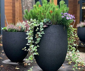 Кашпо Concretika Cylinder D40 H40 Slanets