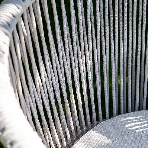 Обеденная группа Фоджа 4SIS из роупа (веревки), цвет бежевый фото 5