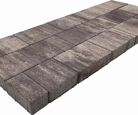 Тротуарная плитка Лидер 40 Провинция Color Mix 60 мм Опал